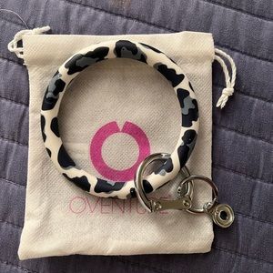 Navy Leopard - Silicone Big O® Key Ring